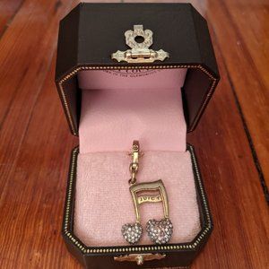Double Music Note Juicy Couture Charm
